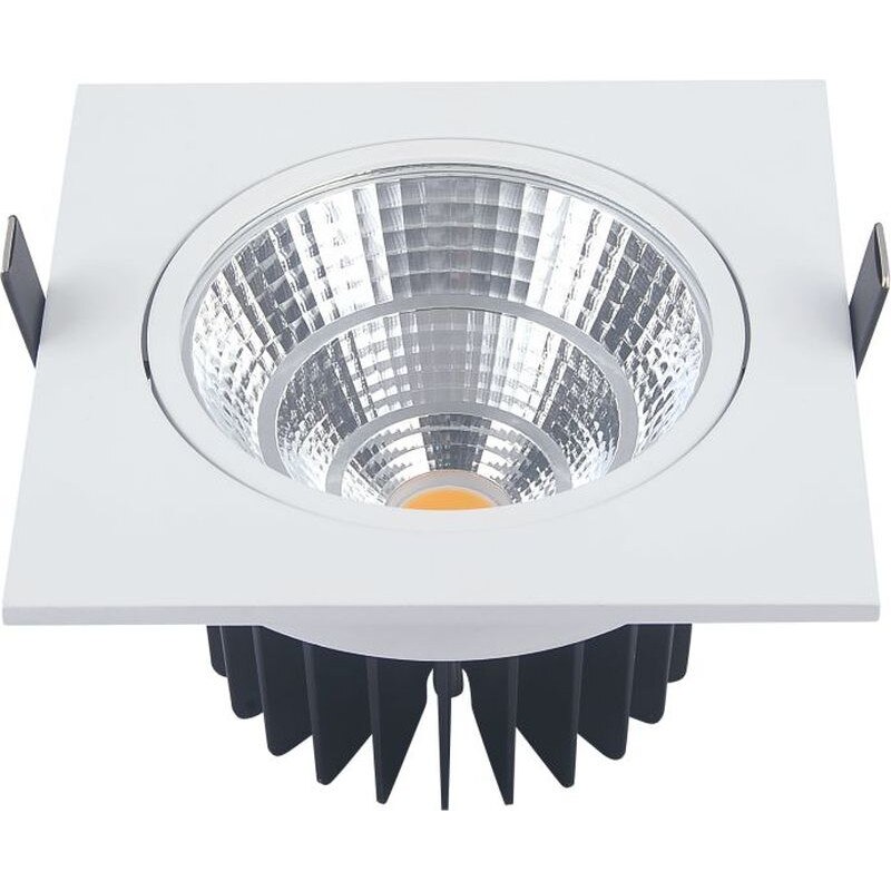 Spot LED 4LED, 30W, alb, patrat