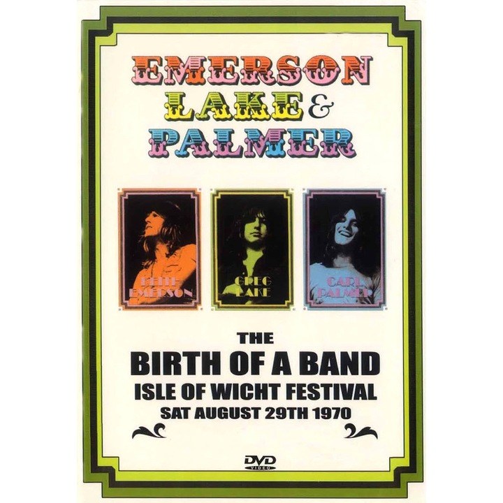 Emerson, Lake & Palmer - Birth Of A Band - Live at the Isle of Wight 1970 - DVD