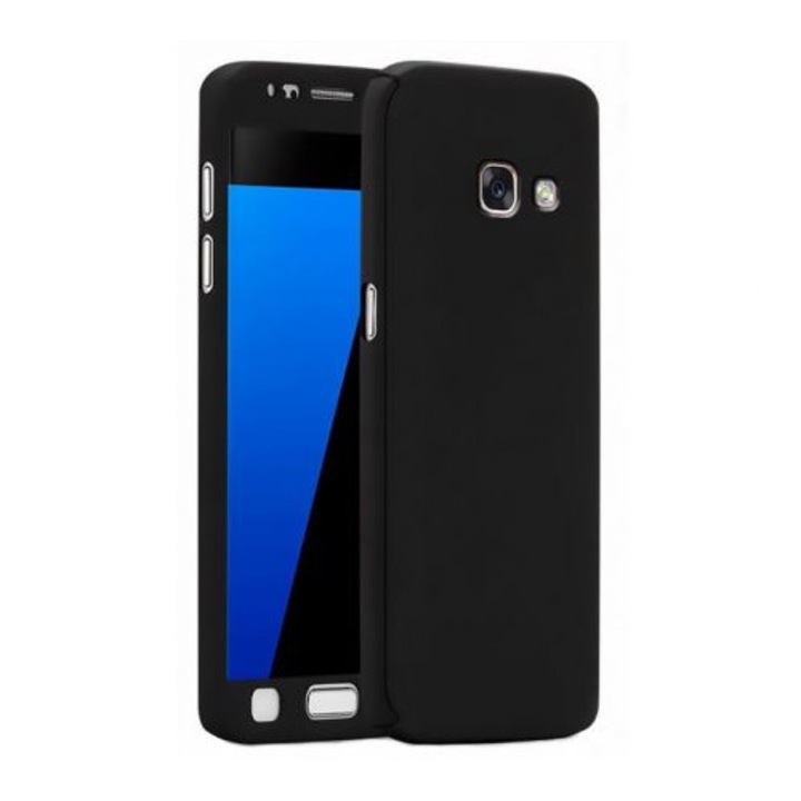 Калъф FullBody MyStyle Black за Samsung Galaxy A5 2017 пълно покритие 360 градуса с безплатно защитно фолио