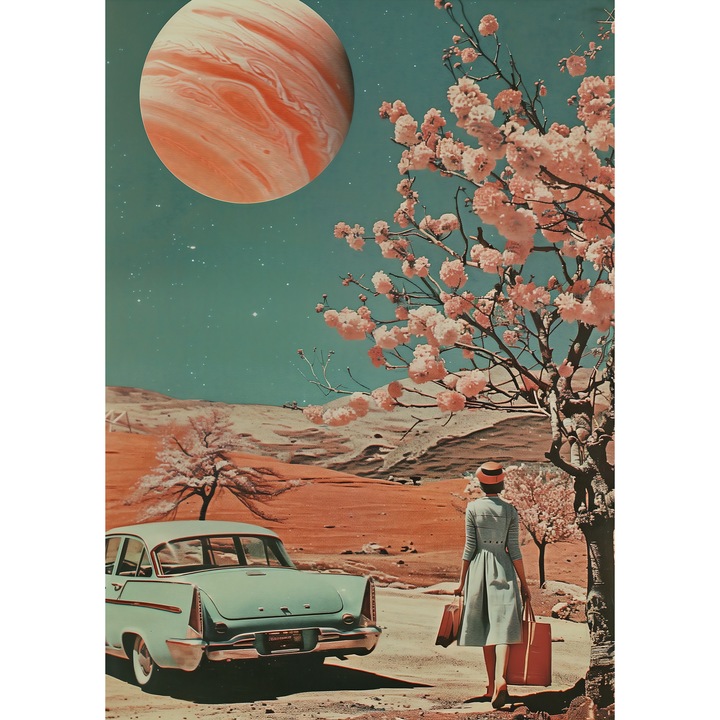 Tablou print pe canvas " PPF Collage 407A" 40x60 cm