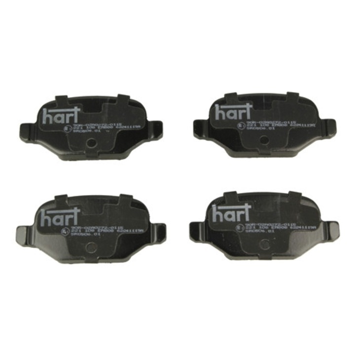 Fékbetét készlet, Hart 221 108, 16,5 mm, 43,9 mm, tárcsafékek Alfa Romeo-hoz