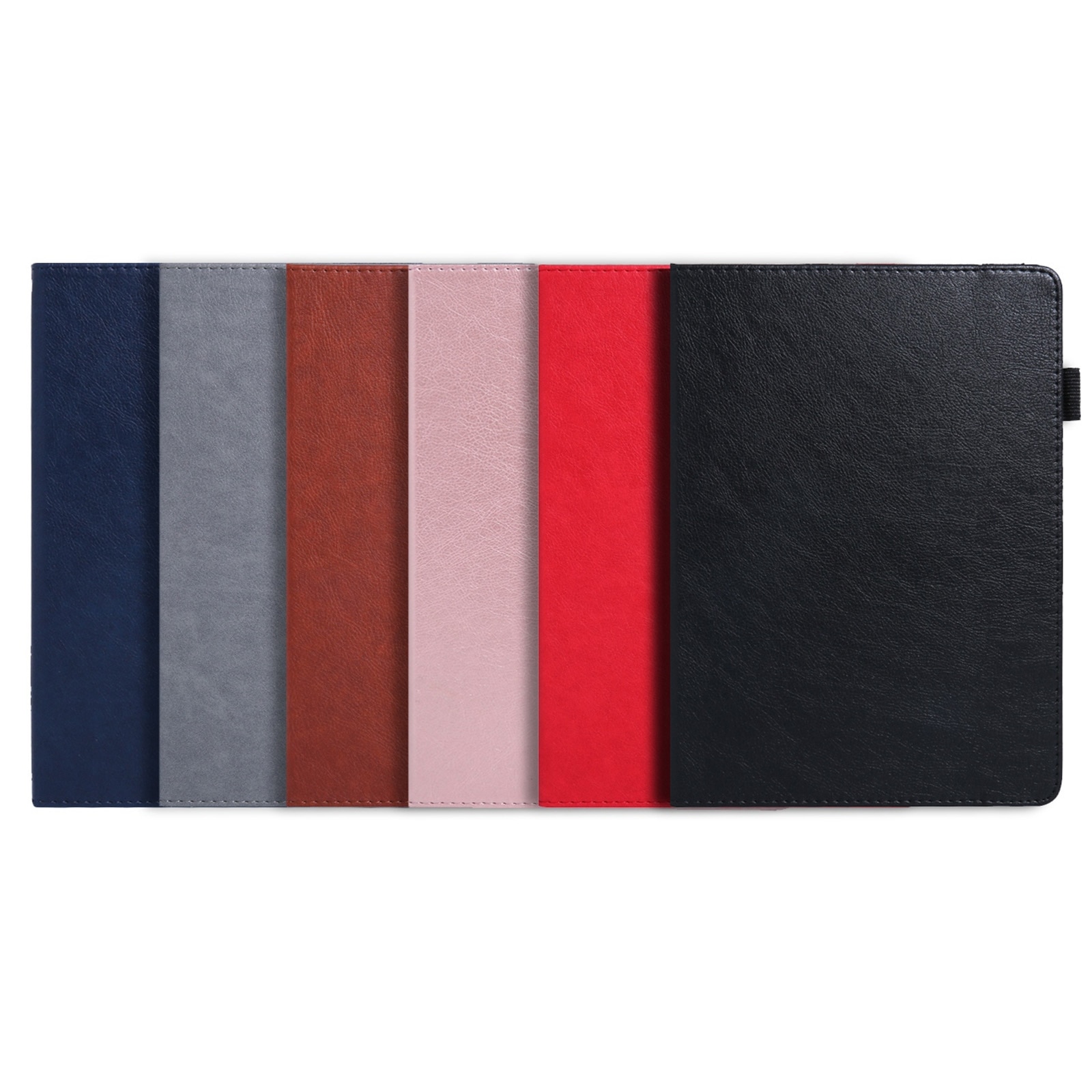 Husa tableta compatibila cu Samsung Galaxy Tab A9+, piele inteligenta, functie de suport, inchidere magnetica, rosu