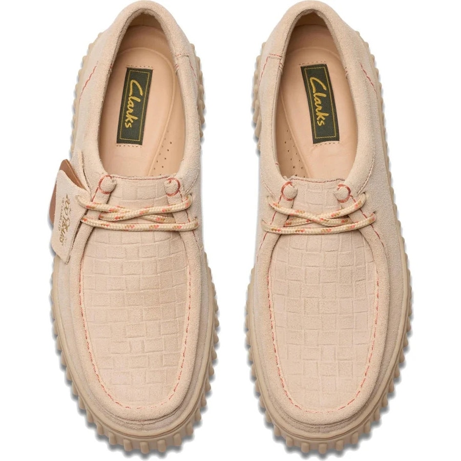 Mocasini dama CL26181191, Clarks, Piele intoarsa, Bej, 42 EU - eMAG.ro