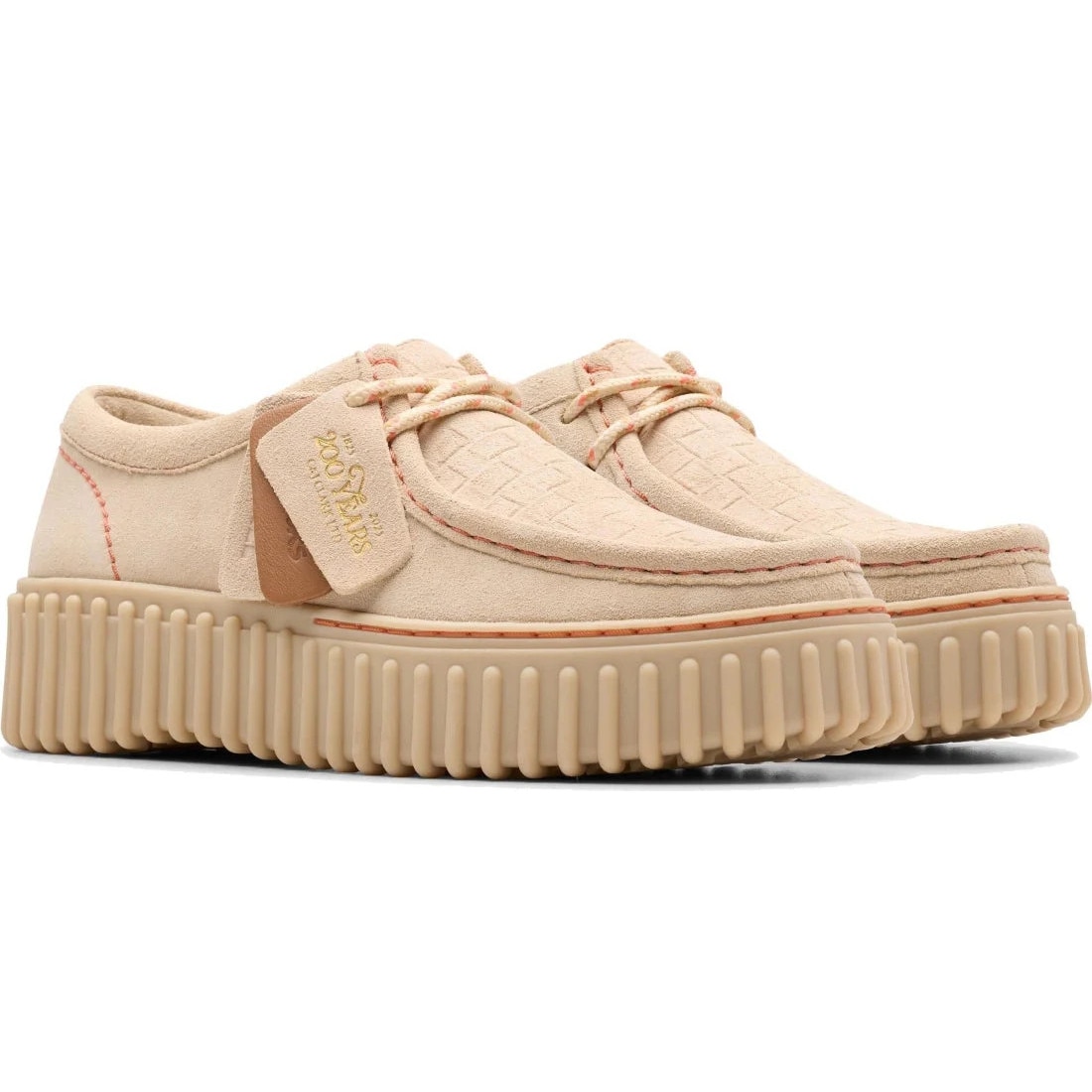 Mocasini dama CL26181191, Clarks, Piele intoarsa, Bej, 42 EU - eMAG.ro