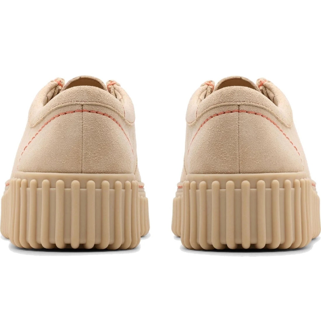 Mocasini dama CL26181191, Clarks, Piele intoarsa, Bej, 42 EU - eMAG.ro