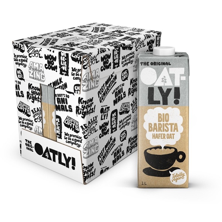 Bautura din Ovaz Barista Bio Vegan Oatly 1l x 6 buc