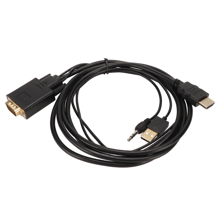 VGA-HDMI adapter kábel számítógépekhez és laptopokhoz