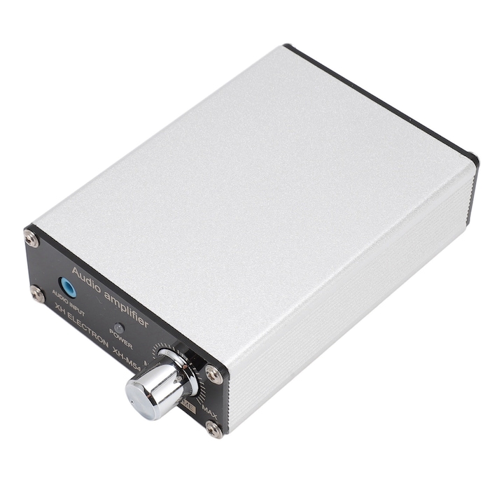 XH-M541 digitális mélynyomó erősítő, 2 csatorna, 60W + 60W, alumínium, 125x75x30mm