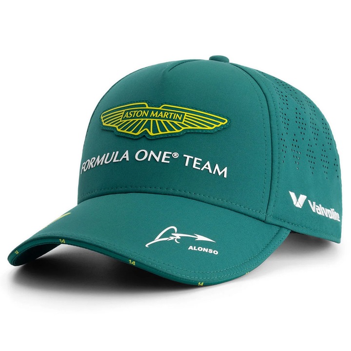 Шапка Aston Martin F1 Team 2025 Fernando Alonso, One size, Зелен