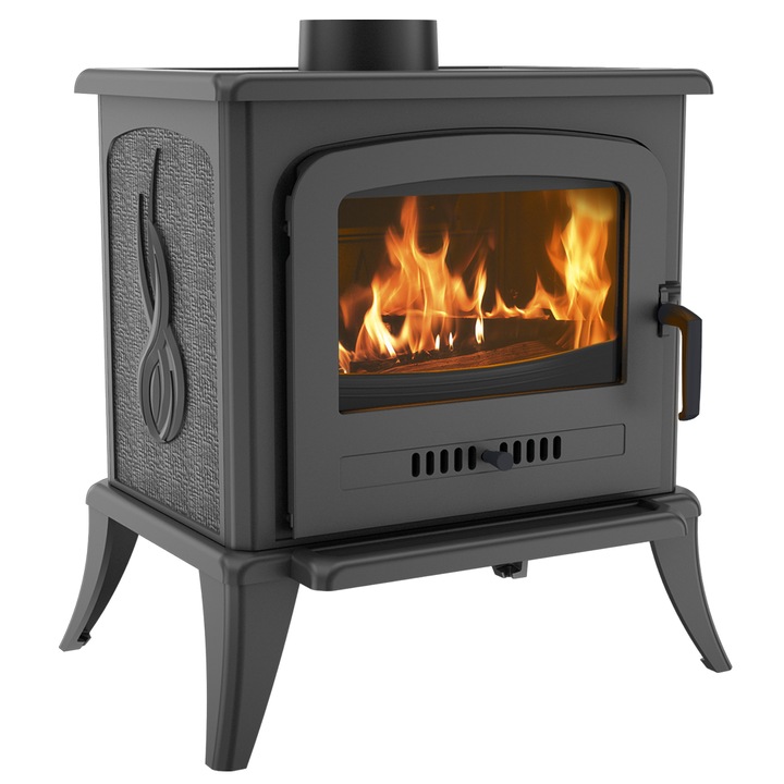 Камина Kratki K7, Дърва, Мощност 0.005 kW, Размери 55.7x41.3 см, Черен