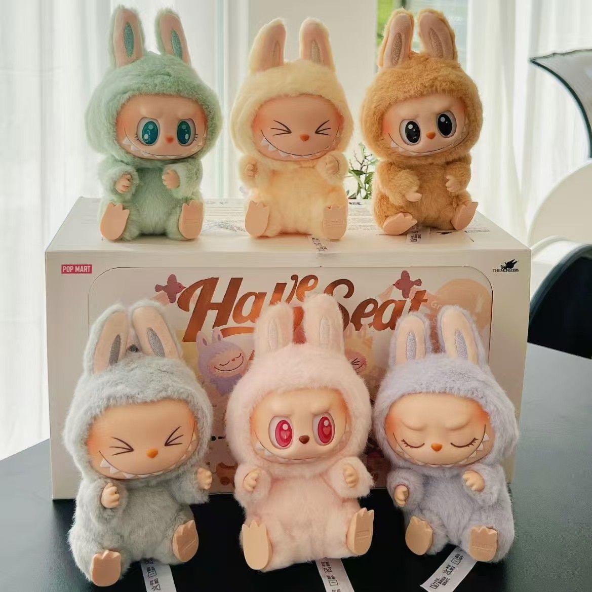 Popmart Labubu 6点セット Cutie cu role POP MART LABUBU de a doua generatie (set