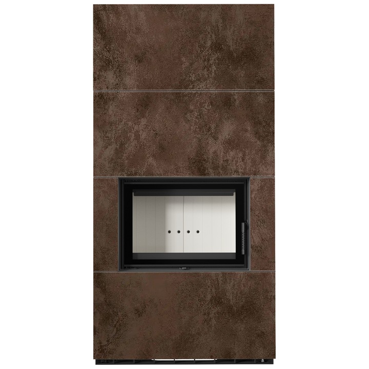 Камина Kratki FLOKI BOX, Дърва, Мощност 8 kW, Размери 178.4x56.4 см, Черeн