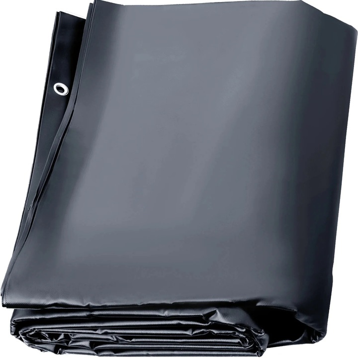 Покривало за басейн, 13x26 фута, PVC материал, цвят антрацит, пълен комплект