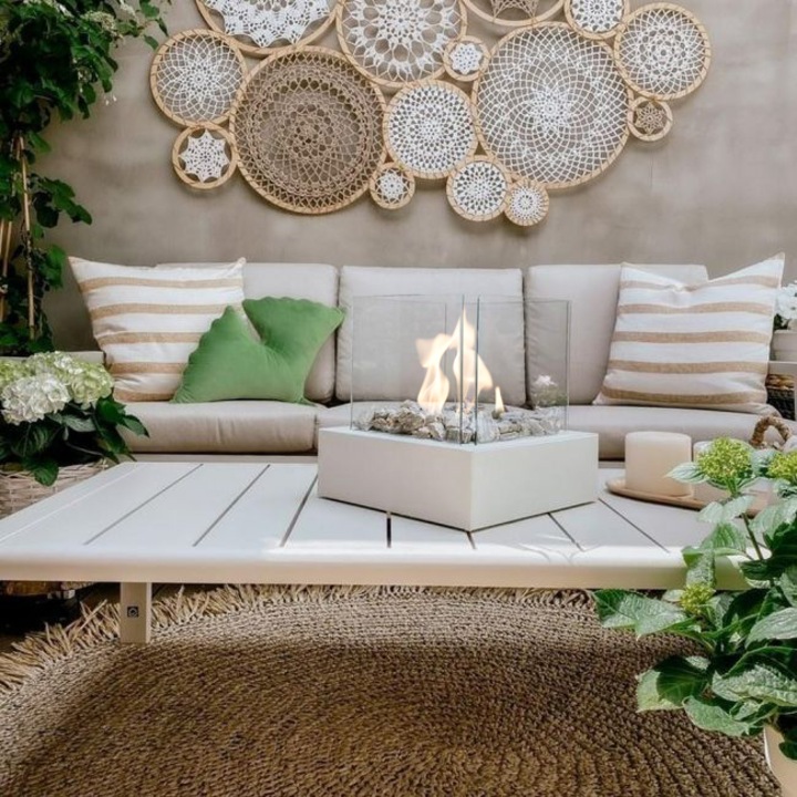 Камина Kratki Tango 3, Био гориво, Размери 30.3x30 см, Черен