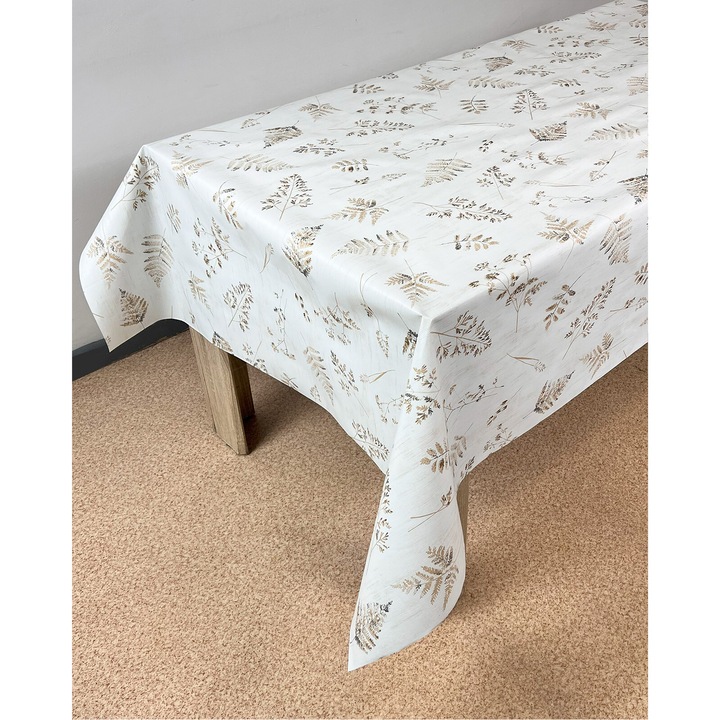 Fata tip musama de masa, structurala, 140 x 2000 cm, DecoMeister®, Model Feriga Sepia, CA190-140R2000