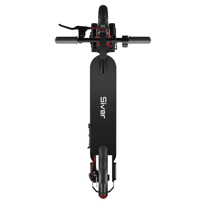 Trotineta electrica Siver 10 Lite, Roti 10", Puterea motorului 350W, Baterie 7,5 Ah, Autonomie pana la 30 km, Suspensie fata