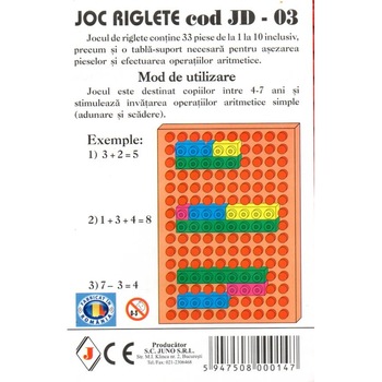 Riglete (33 piese 1-10 inclusiv) Riglete (33 piese 1-10 inclusiv)
