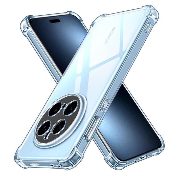 Защитен калъф за Honor Magic7 Pro, P53, термопластичен, прозрачен