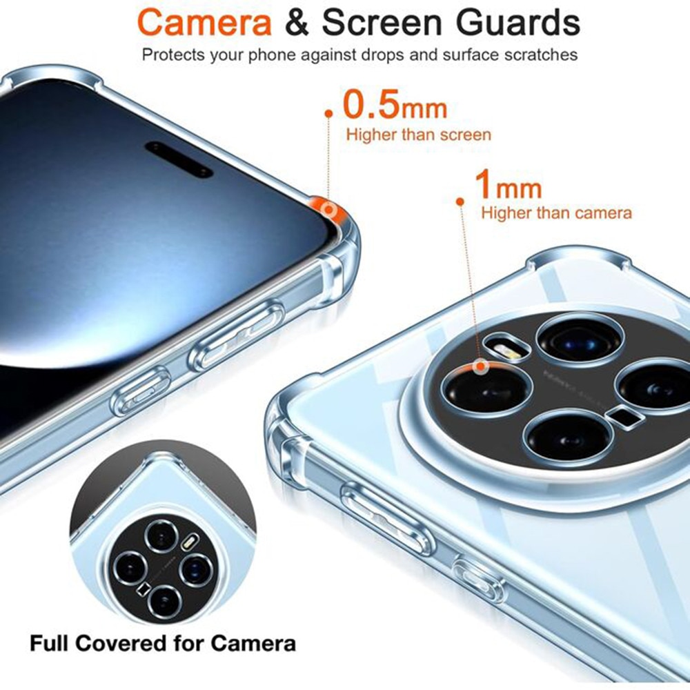 Husa pentru Honor Magic7 Pro - Techsuit Shockproof Clear Silicone - Clear