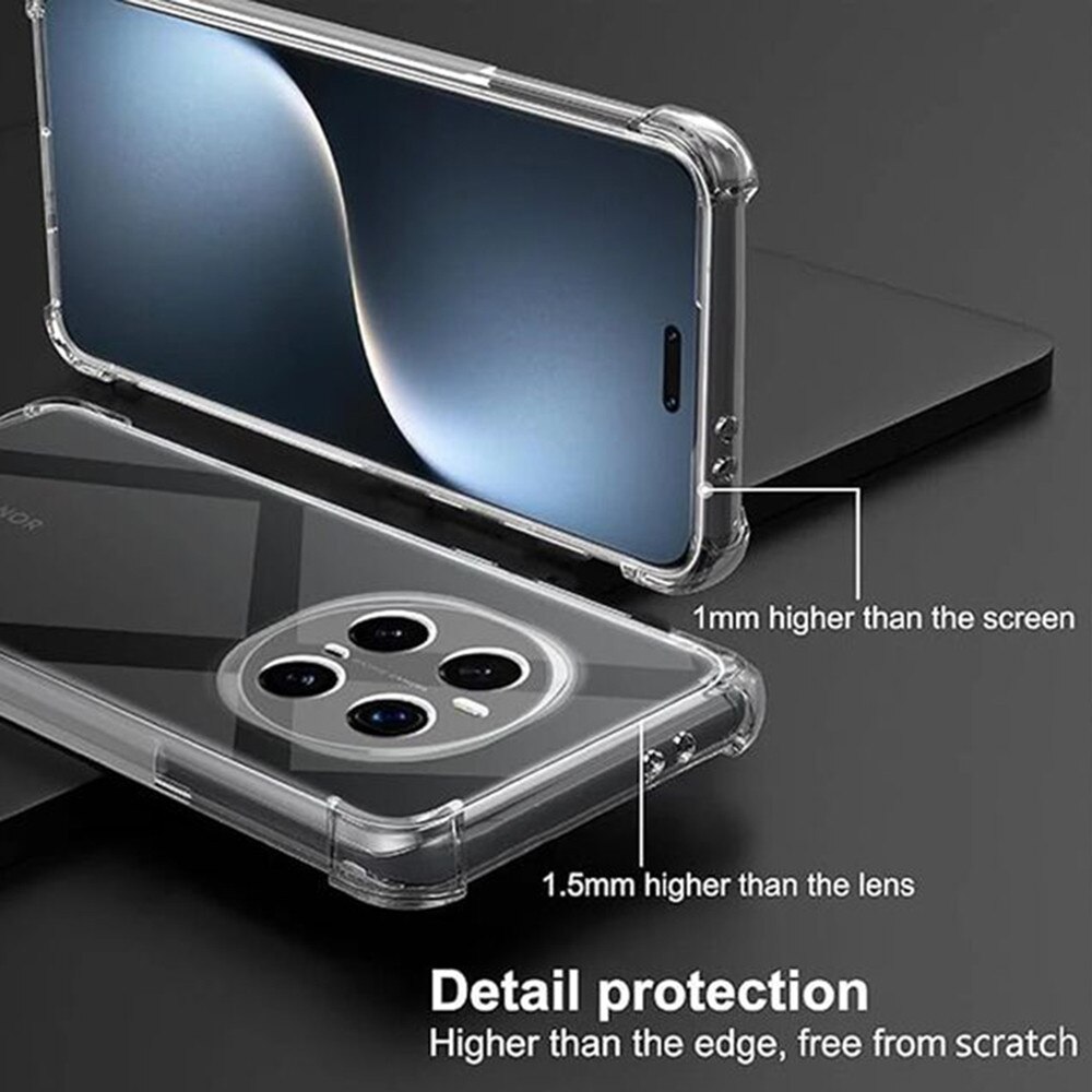 Husa pentru Honor Magic7 Pro - Techsuit Shockproof Clear Silicone - Clear