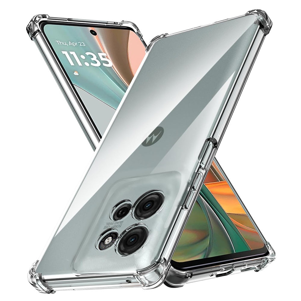 Husa antisoc pentru Motorola Moto G15 / G15 Power, Accesorio Shockproof Silicone, Transparent