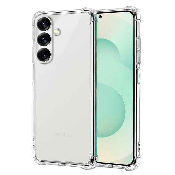 Калъф за Samsung Galaxy S25 Plus - Smartphosis Shockproof - Удароустойчив - Прозрачен