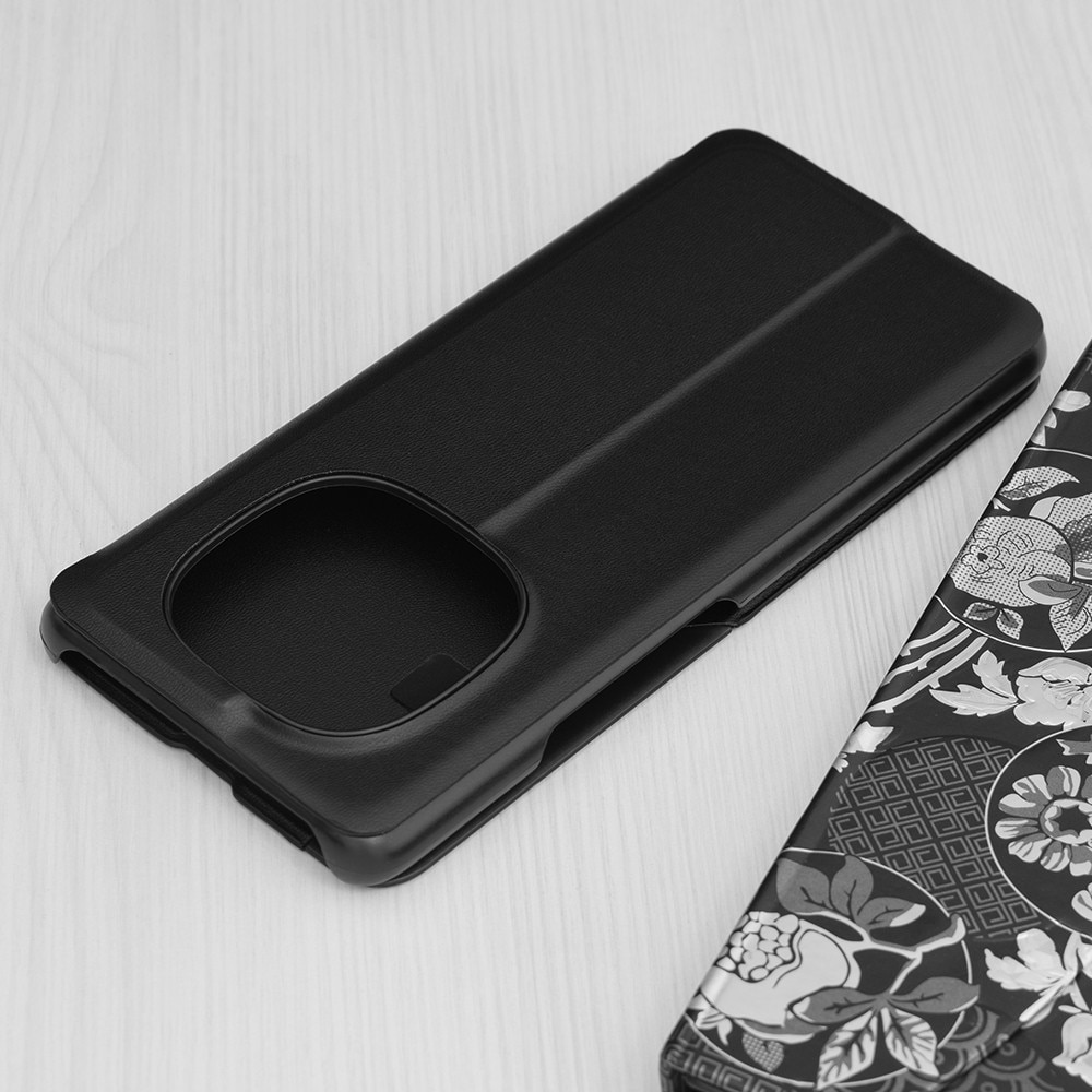 Husa pentru Xiaomi Redmi Note 14 Pro+ 5G, din Piele Ecologica, Danex, Culoare Negru
