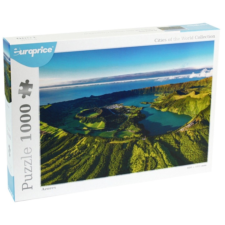 Пъзел Europrice АЗОРСКИ ОСТРОВИ, 1000 части, 37 х 5 х 27cm, 6+ години