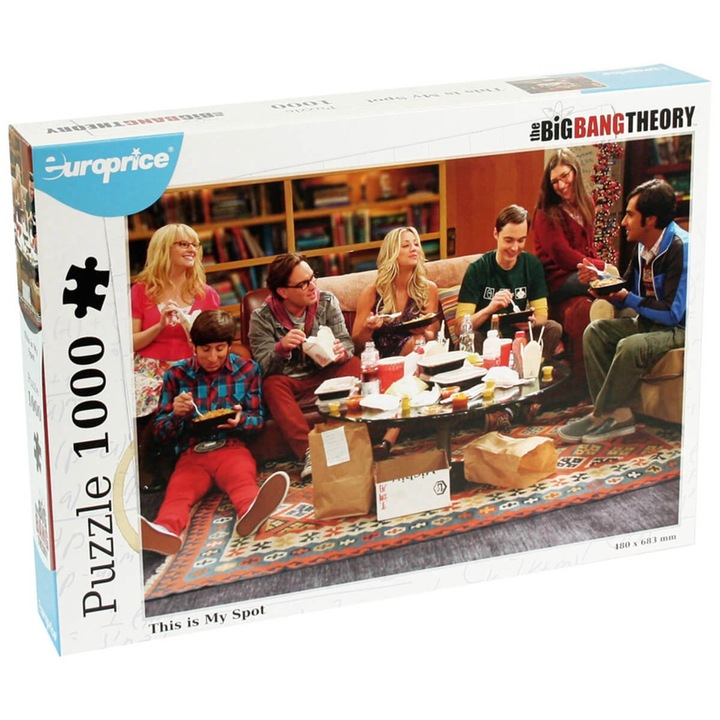 Пъзел Europrice THE BIG BANG THEORY, 1000части, 37 х 5 х 27cm, 6+ години