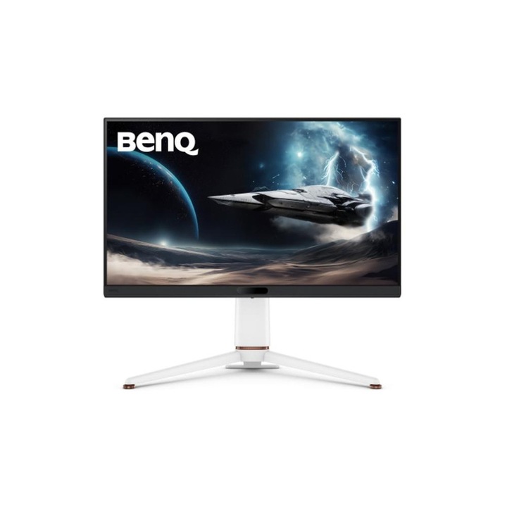 Monitor BenQ, MOBIUZ EX271U, 27", 4K, UHD, IPS, 1ms GtG, 165Hz, 120Hz, FreeSync Premium, BI+ Gen2, HDRi és HDR400, Quickit, 1200:1, fekete