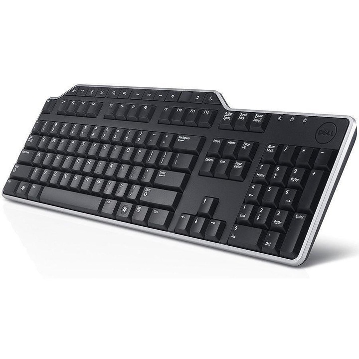 Клавиатура Dell, KB813, Smartcard Keyboard, US/European (QWERTY)