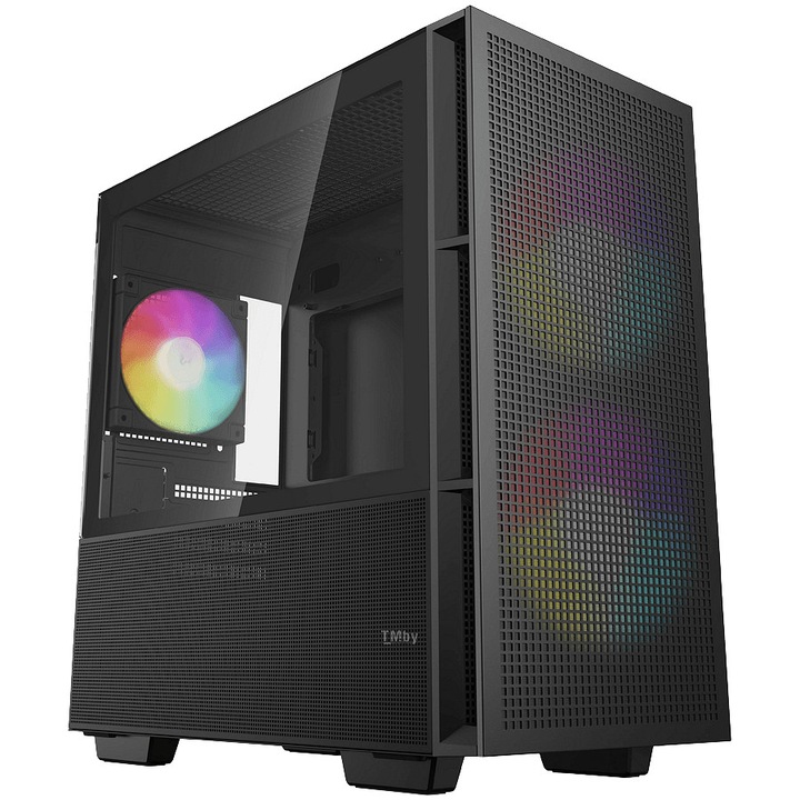 Компютърна кутия DeepCool, Mid Tower, Mini-ITX, Micro-ATX, ATX, PS 2, Черен