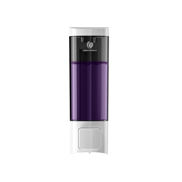 Szappanadagoló 1200ml, ABS, átlátszó, lakattal, dupla rögzítés