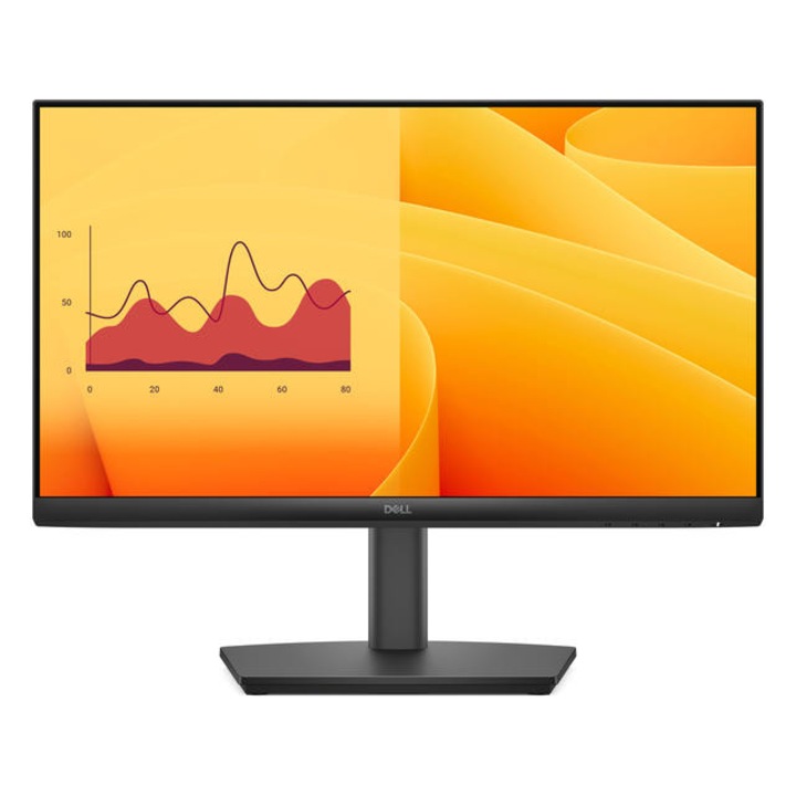 Монитор Dell E2225HSM, 21.5" Edge LED Anti-Glare, VA Panel, 5ms GTG, 100 Hz, 3000:1, 250 cd/m2, Full HD 1920x1080, VGA, HDMI, Display Port, Speakers, Height-Adjustable, Pivot, Swivel, Tilt, Black E2225HSM
