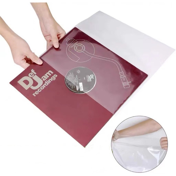 50 Mansoane pentru discuri de vinil exterioare, Calitate de Outer Vinyl Sleeves Coperti pentru albume LP 12,75"x12,75"