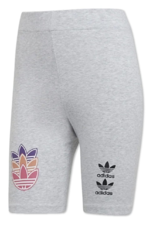 Pantaloni scurti sport Adidas, gri, bumbac-elastan, design modern, pentru femei, 2XS INTL