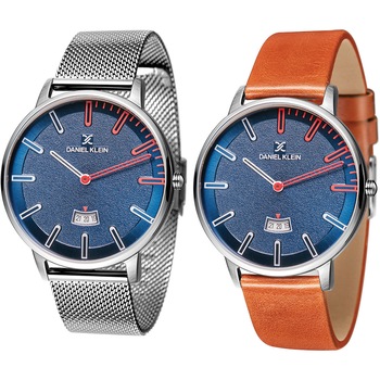 Ceas Daniel Klein Slim Barbatesc EV911289-6 + Curea interschimbabila Ceas Daniel Klein Slim Barbatesc EV911289-6 + Curea interschimbabila