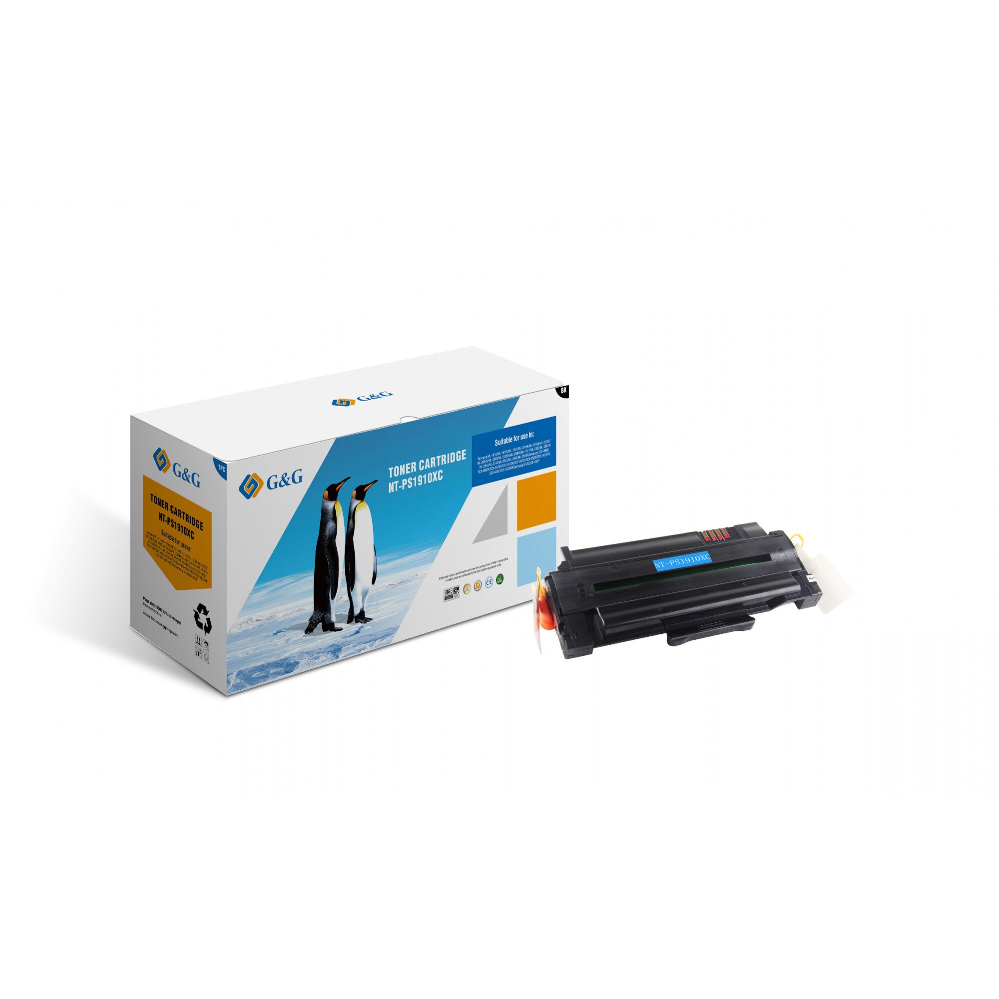 Cartus Toner G&G compatibil cu Samsung MLT-D1052L, 2500 pag, black