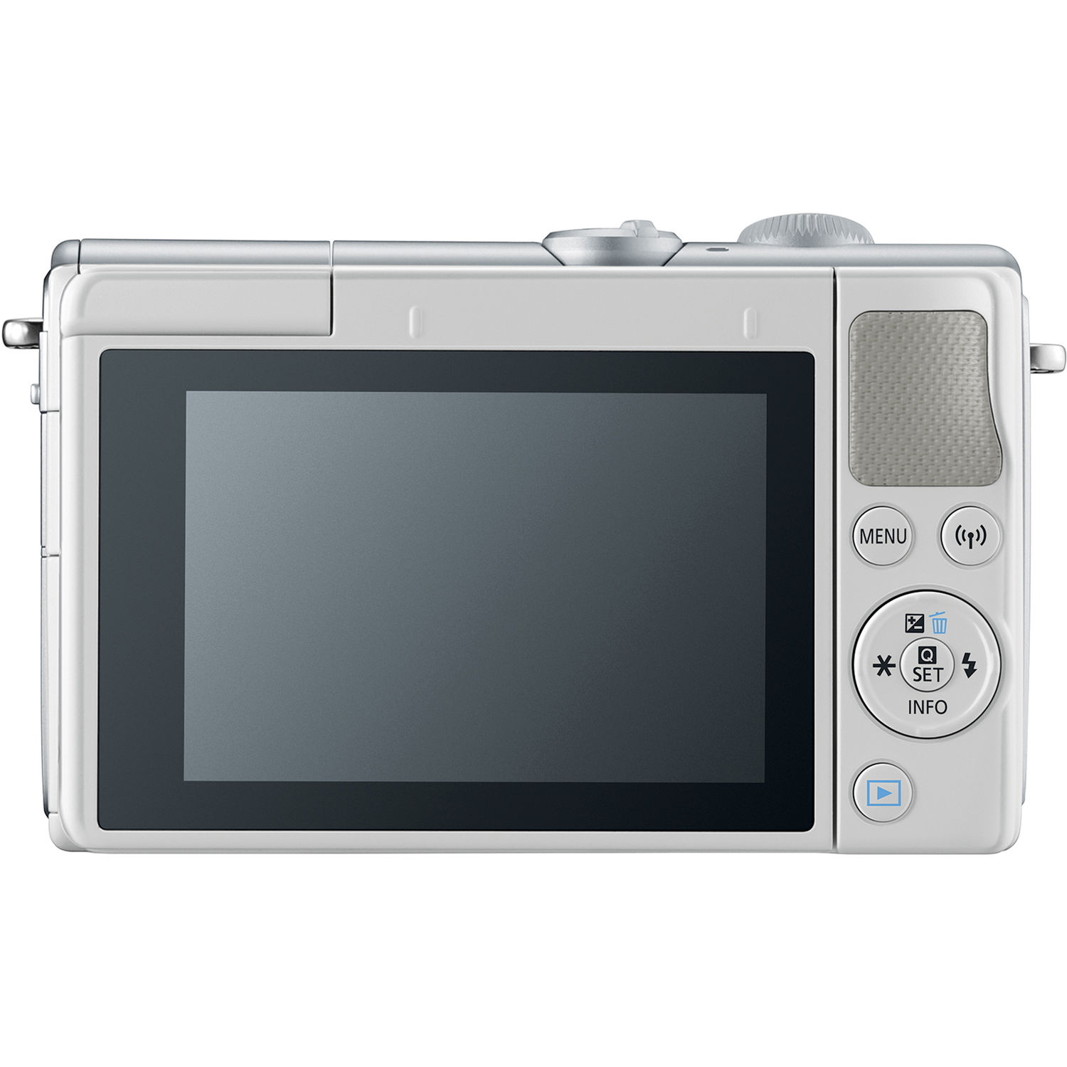 Aparat foto Mirrorless Canon EOS M100, 24.2 MP, White + Obiectiv