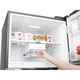 Frigider cu doua usi LG GTB574PZHZD, 438 l, Clasa E, Display LED, No Frost, Compresor Liniar, Smart Diagnosis, Wifi, Racire prin usa, H 178 cm, Argintiu