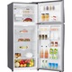 Frigider cu doua usi LG GTB574PZHZD, 438 l, Clasa E, Display LED, No Frost, Compresor Liniar, Smart Diagnosis, Wifi, Racire prin usa, H 178 cm, Argintiu