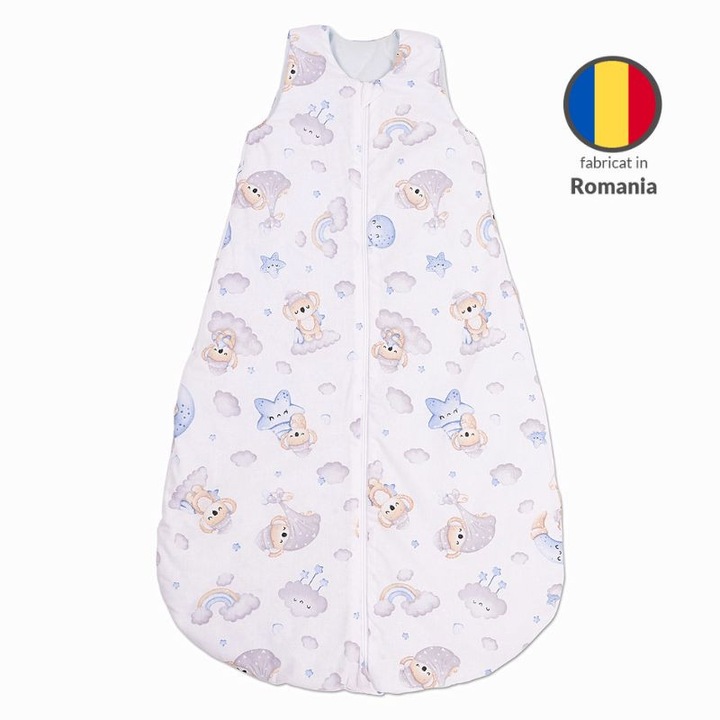 Sac de dormit copii 6-24 luni Kidizi® Koala Dreams Blue, 1 tog