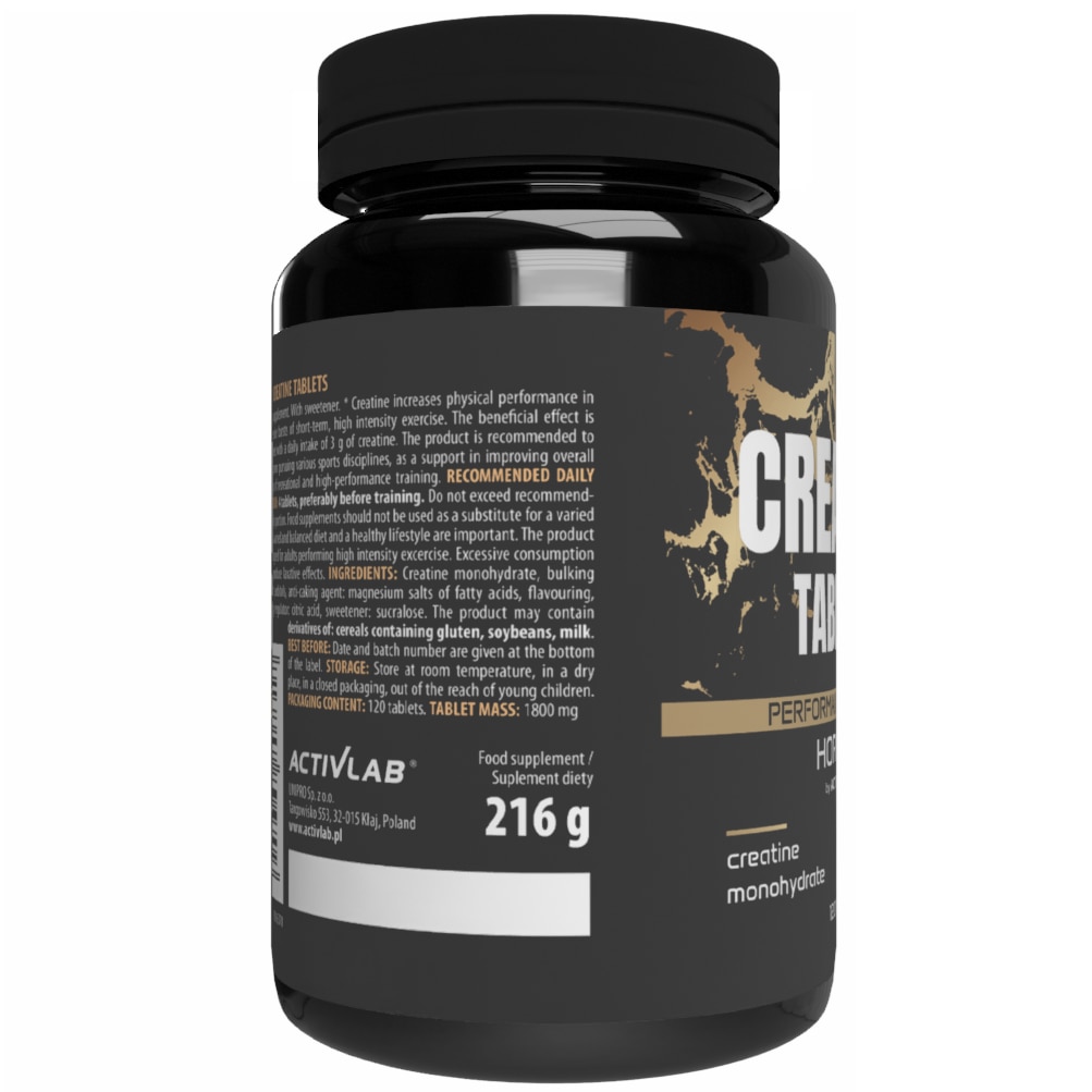 Activlab Creatine Tablets – Supliment cu 4000 mg creatina monohidrat ...