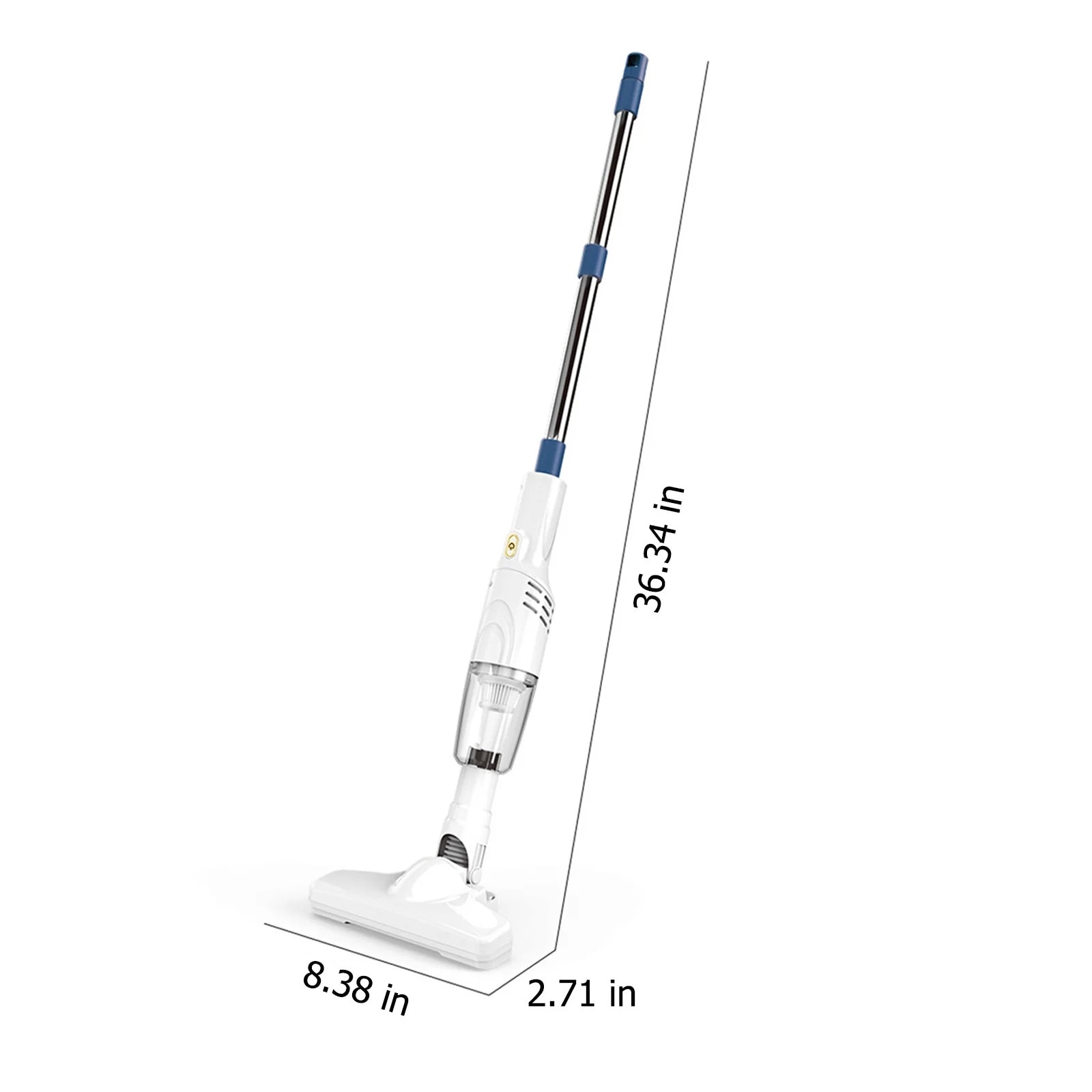 Aspirator fara fir YANYXR, 30 min autonomie, filtru HEPA, alb, 4800PA