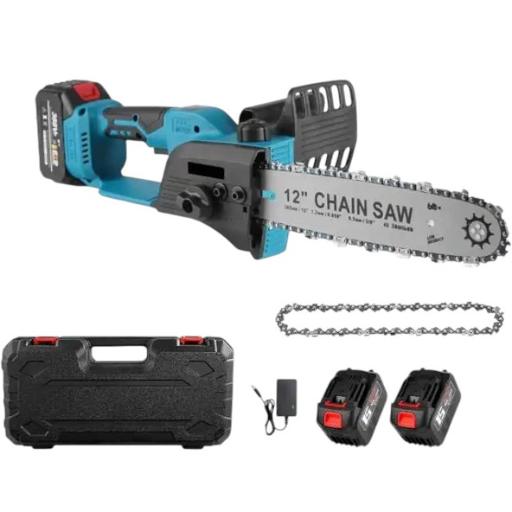 Drujba Motofierastrau Dasgut 12 inch, PENDAN, cu 2 Acumulatori Lithium