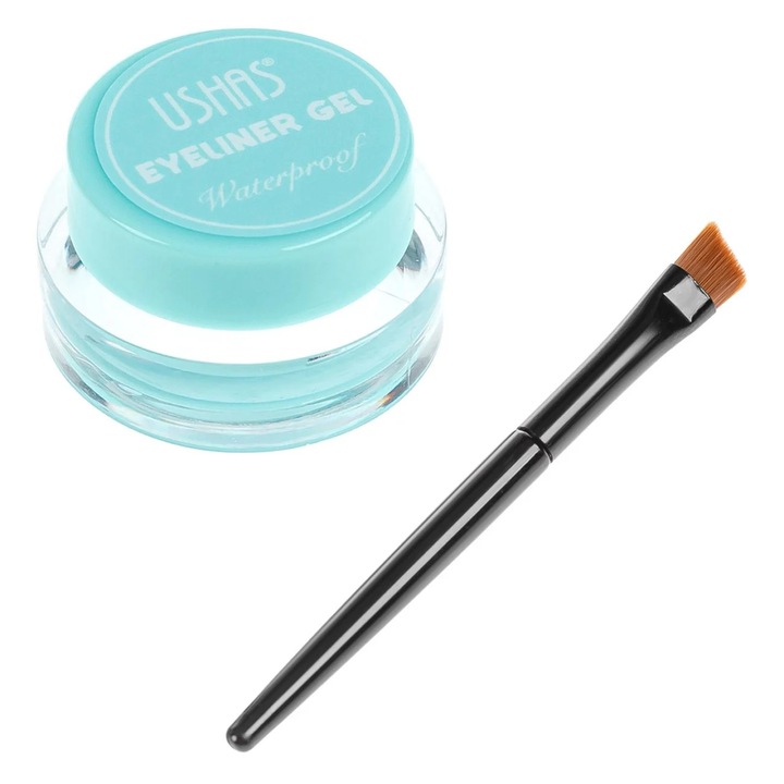 Gel Eyeliner Turcoaz cu Pensula 3.3g