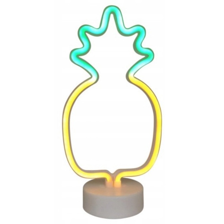 Lampa, Neon, Ananas, Lampa de veghe, Noptiera