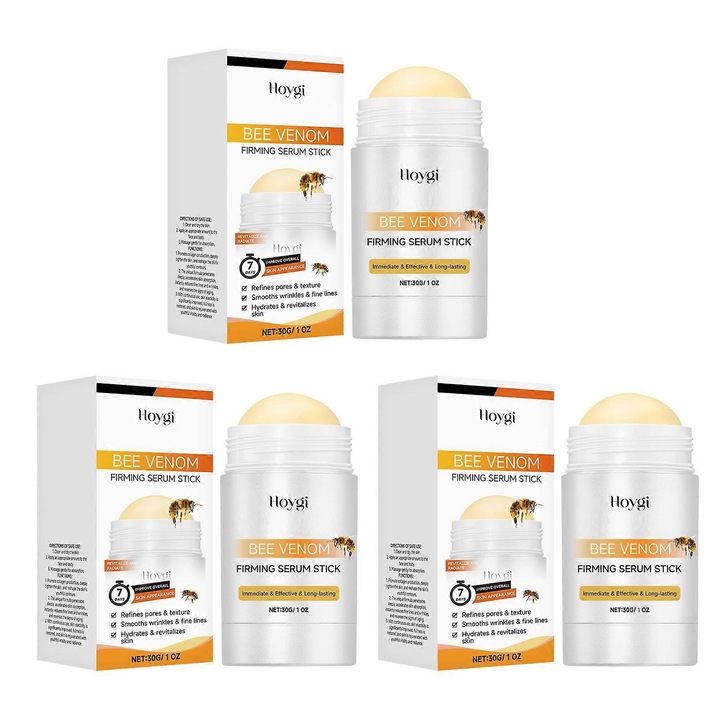 Hoygi Essential Stick, ránctalanító, öregedésgátló méhméreg hidratáló 3x30g