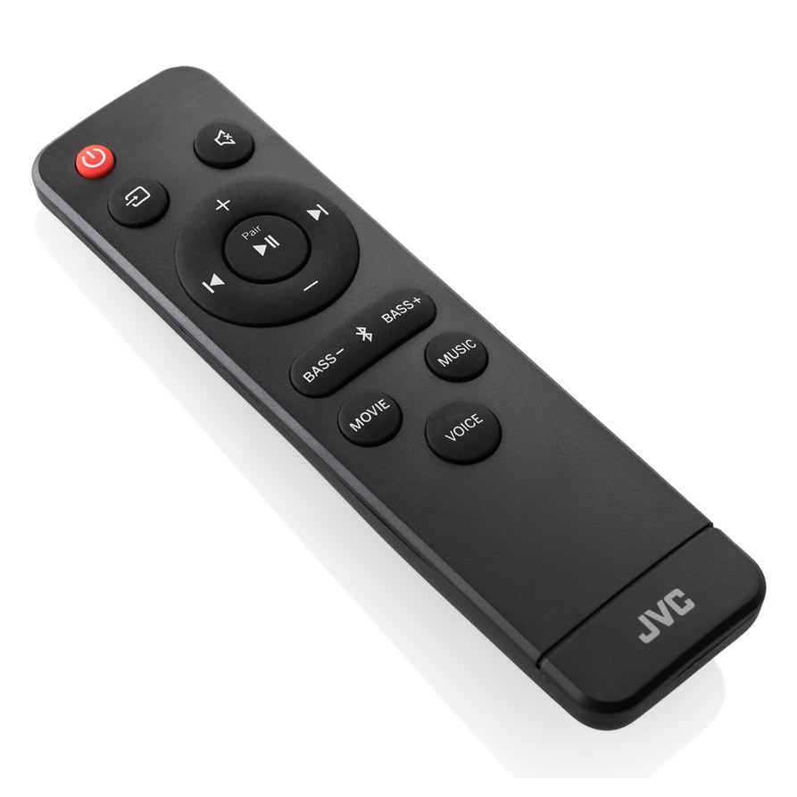 Soundbar 2.1 JVC H-E434B, RMS 200 W, USB, Subwoofer, Bluetooth, Surround Dolby Digital, telecomanda