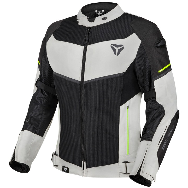 Geaca din textil SECA STREAM EVO GREY, 56/XXL